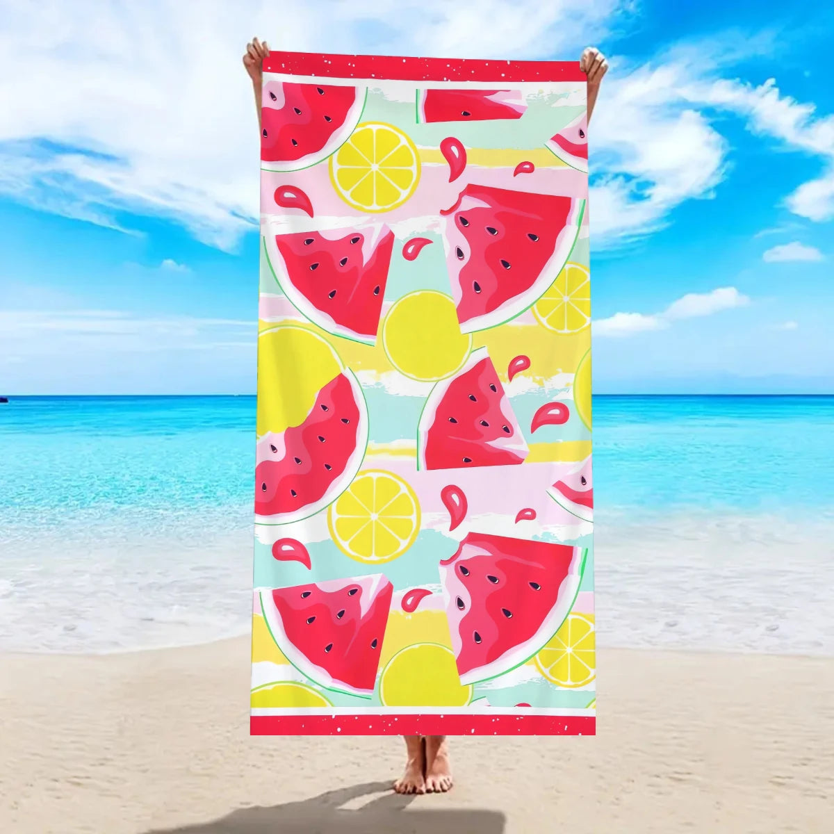 Serviette de plage Fruits d'Été 🍉🍋